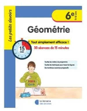 Géométrie 6e, 11-12 ans : 30 séances de 15 minutes - Chantal Kritter