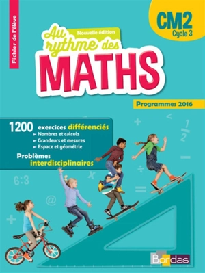 Maths CM2, cycle 3 : fichier de l'élève : programmes 2016 - Josiane Hélayel