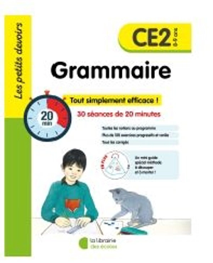 Grammaire CE2, 8-9 ans : 30 séances de 20 minutes - Marie Chardonnet