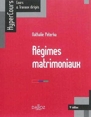 Régimes matrimoniaux - Nathalie Peterka