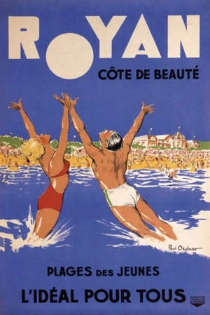 Royan : affiche de tourisme vers 1940 - Paul Ordner