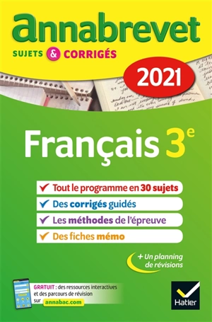 Français 3e : 2021 - Christine Formond