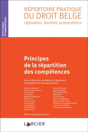 Principes de la répartition des compétences