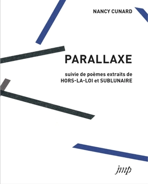 Parallaxe : et autres poèmes - Nancy Cunard