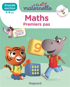 A la maternelle, maths, grande section, 5-6 ans : premiers pas : conforme au programme - Georges Besnard