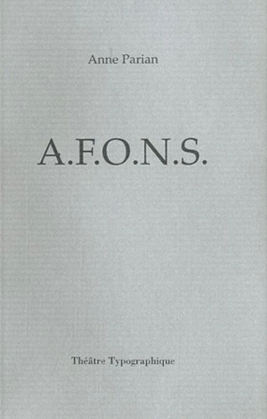 A.F.O.N.S. - Anne Parian