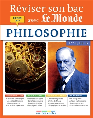 Philosophie terminale : séries L, ES, S - Rue des écoles