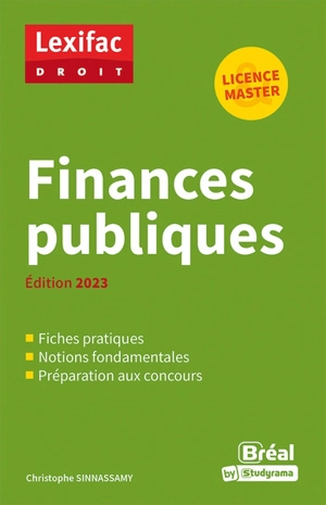 Finances publiques : licence & master - Christophe Sinnassamy