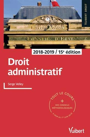 Droit administratif : 2018-2019 - Serge Velley