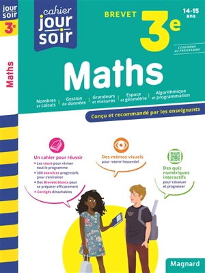 Maths 3e, 14-15 ans : brevet : conforme au programme - Annie Le Goff
