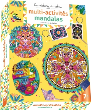 Mandalas : multi-activités : 9 créations à réaliser - Cinzia Sileo