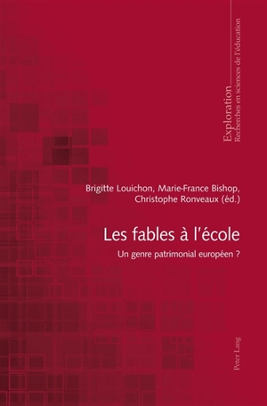 Les fables à l'école : un genre patrimonial européen ?