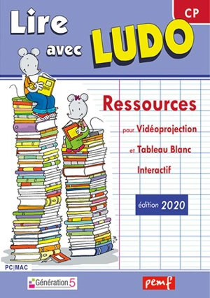 Lire avec Ludo, CP : ressources pour vidéoprojection et tableau blanc interactif : PC-Mac - Sandrine Wendling