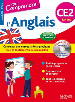 Pour comprendre l'anglais CE2, 8-9 ans : nouveaux programmes - Joanna Le May