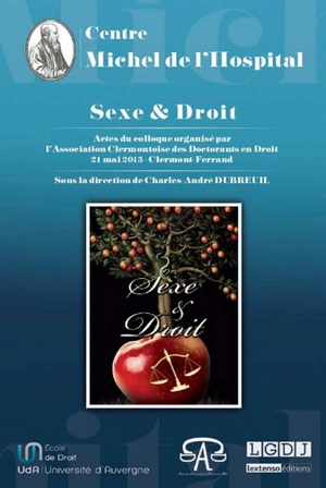 Sexe et droit : actes du colloque du 21 mai 2013, Clermont-Ferrand