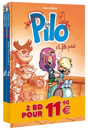Pilo : pack promo tome 04 + album offert - Julien Mariolle