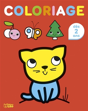Le chat : coloriage : dès 2 ans - Corinne Lemerle