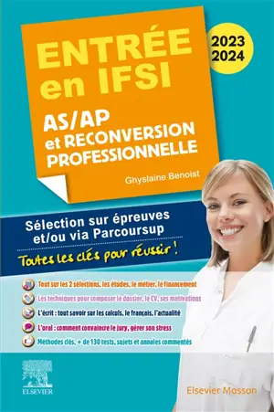 Entrée en IFSI 2023-2024 : AS-AP et reconversion professionnelle - Ghyslaine Benoist