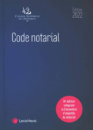 Code notarial 2022