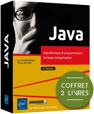 Java : algorithmique et programmation, les bases indispensables : coffret 2 livres - Thierry Richard