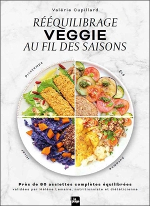 Rééquilibrage veggie au fil des saisons : près de 80 assiettes complètes équilibrées - Valérie Cupillard