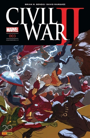 Civil war II, n° 3. Couverture 2 - Brian Michael Bendis