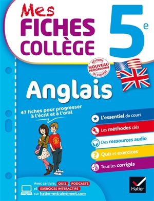 Anglais 5e, cycle 4 - Nada Prévot