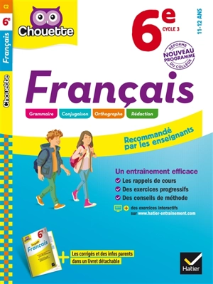 Français 6e, cycle 3, 11-12 ans : nouveau programme, réforme du collège - Thierry Marquetty