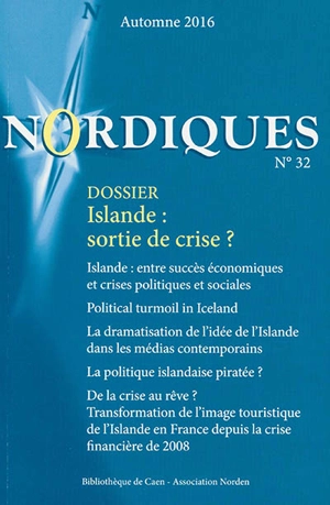 Nordiques, n° 32. Islande : sortie de crise ?