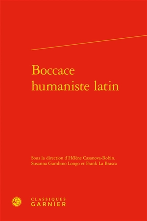 Boccace humaniste latin