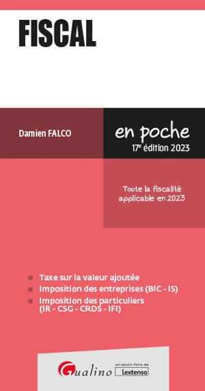 Fiscal : toute la fiscalité applicable en 2023 - Damien Falco