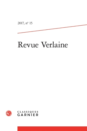 Revue Verlaine, n° 15