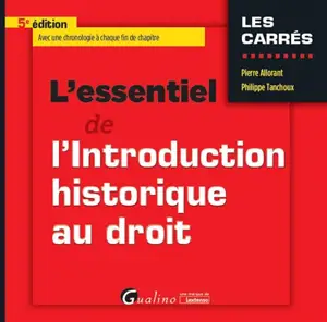 L'essentiel de l'introduction historique au droit - Pierre Allorant