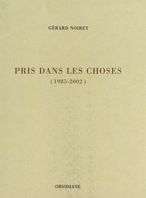 Pris dans les choses : 1985-2002 - Gérard Noiret