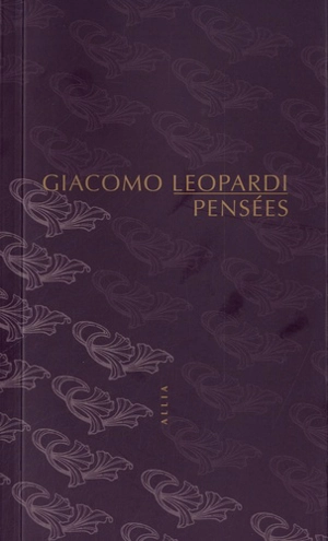 Pensées - Giacomo Leopardi
