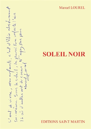 Soleil noir - Marcel Lourel