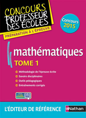 Mathématiques : concours 2015. Vol. 1 - Saïd Chermak
