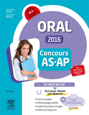 Concours AS-AP 2016 : épreuve orale - Jacqueline Gassier