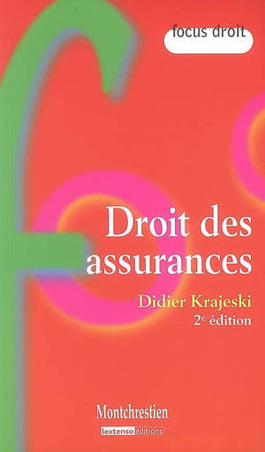 Droit des assurances - Didier Krajeski