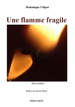 Une flamme fragile : photo-haïkus - Dominique Chipot