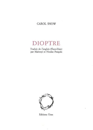 Dioptre - Carol Snow