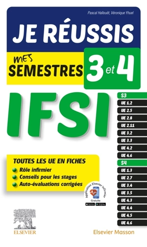 IFSI, je réussis mes semestres 3 et 4 - Pascal Hallouët