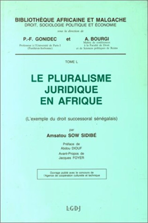 Le Pluralisme juridique en Afrique : l'exemple du droit successoral - Amsatou Sow Sidibé