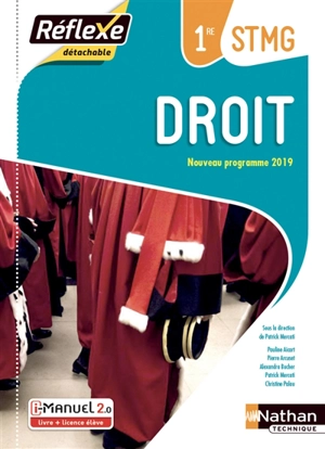 Droit, 1re STMG : i-manuel 2.0, livre + licence élève : nouveau programme 2019