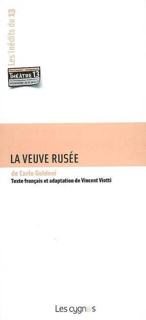 La veuve rusée : comédie en trois actes - Carlo Goldoni