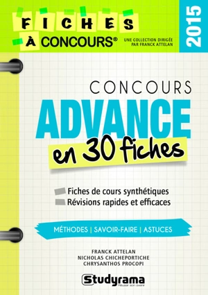 Concours Advance en 30 fiches - Franck Attelan