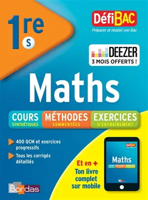 Maths, 1re S - Gabriel Boissière