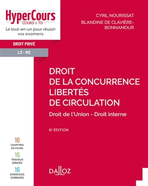 Droit de la concurrence, libertés de circulation : droit de l'Union, droit interne : 2020 - Cyril Nourissat