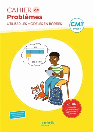 Cahier de problèmes CM1, cycle 3 : utiliser les modèles en barres - Jean-Michel Jamet