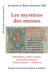 Les mystères des messes. Vol. 2 - Innocent III
